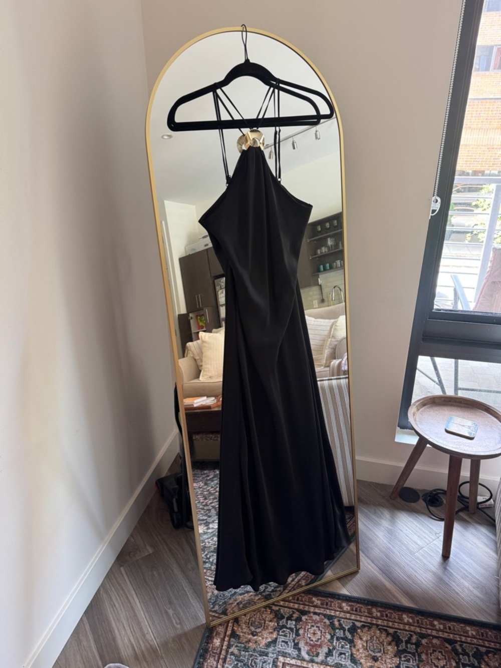 Anthropologie Veda Halter Slip Midi Dress